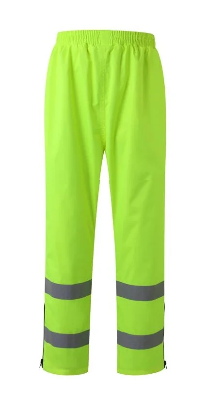 Reflective Rain Pants with Reflective Fabric, Windproof and Waterproof, Outdoor Overalls, Traffic, Garden Safety, Hot Sales