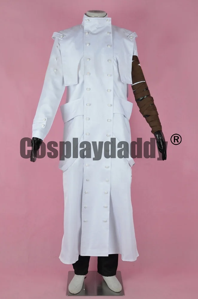 Trigun The Humanoid Typhoon Vash the Stampede White Version Outfit Cosplay Costume F006