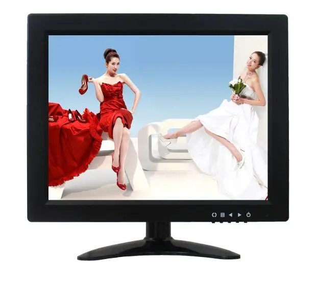 9.7 inch VGA HDMI hd DVI interface input industrial security equipment monitor computer liquid crystal displays