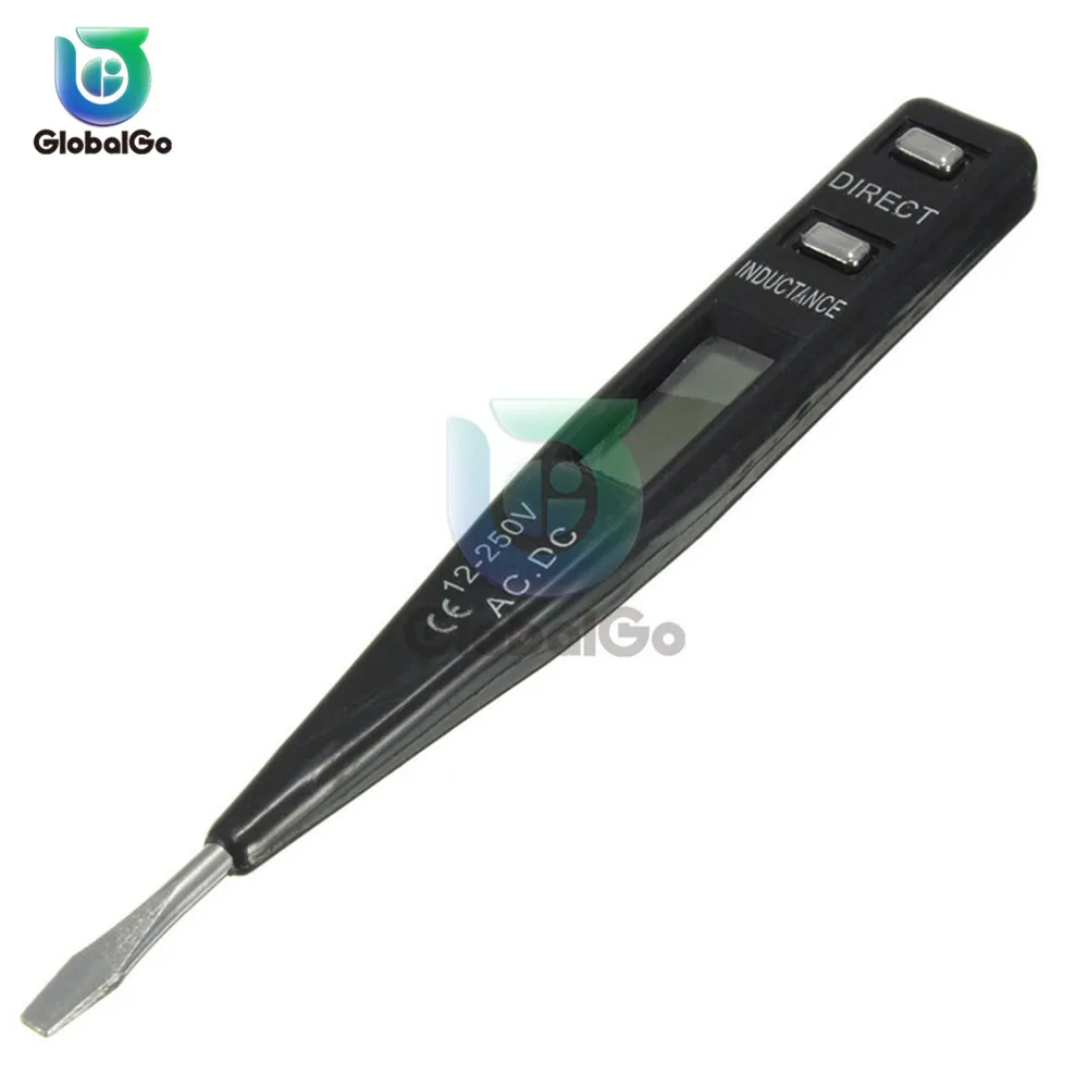 New Digital 12V-250V DC AC Voltage Detectors Non-Contact Tester Pen Tester Meter Volt Electric Test AC/DC Voltage Sensor