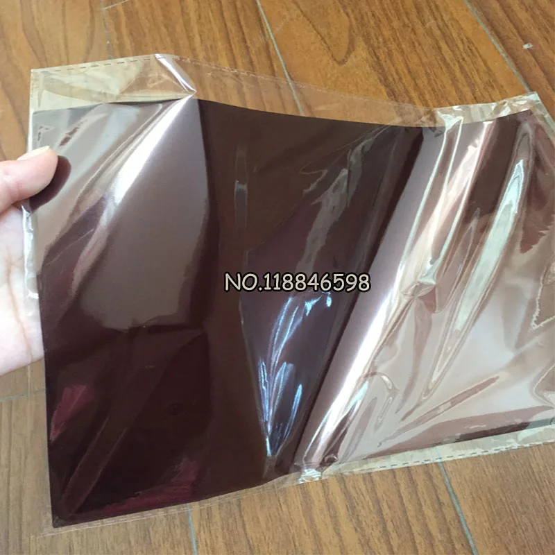 50Pcs 20x29Cm A4 Coffee Color Hot Stamping Foil Laminator Laminating Transfere on Elegance Laser Printer Craft Paper