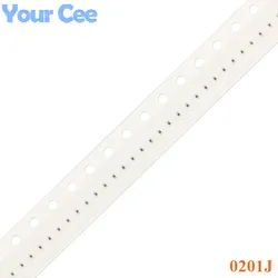 100pcs 0201J 0201 SMD Resistor 5% 1/20W 0R 10R 33R 220R 330R 470R 1K 1.5K 2K 3.3K 4.7K 10K 47K 100K 1M