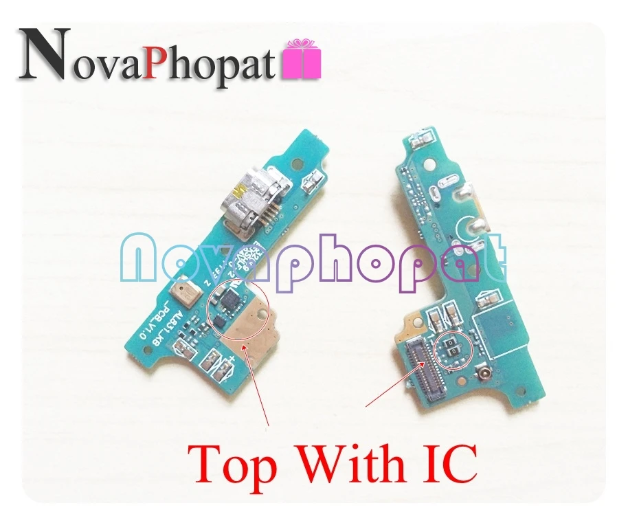 Novaphopat For Huawei Y5-2017 MYA-L02 MYA-L03 USB Dock Charging Charger Port Connector Flex Cable Replacement + Tracking