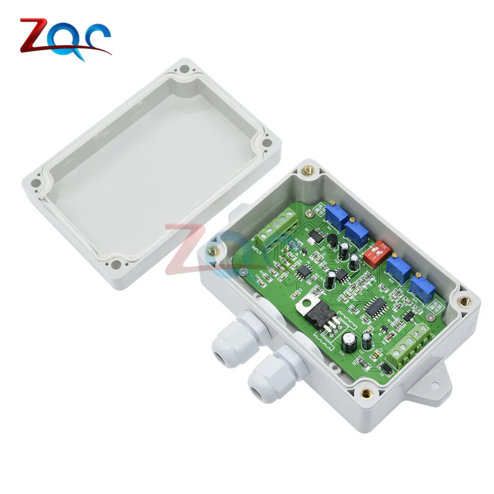 Weighing Transmitter Load Cell Amplifier Weight Weighing Sensor Amplifier Load Cell Transducer DC 12V 24V 4-20ma With Case