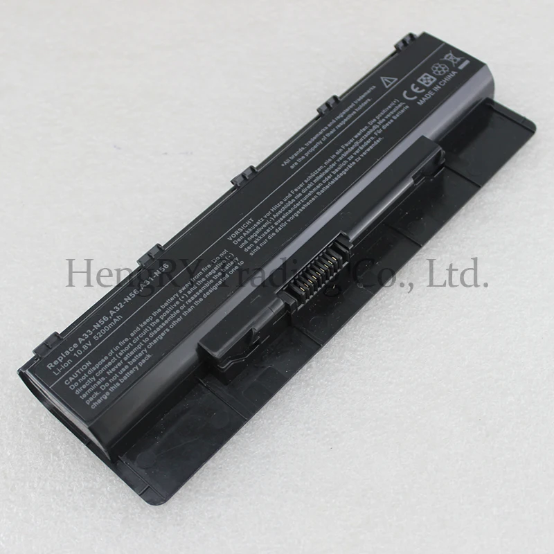 Laptop Battery A31-N56 A32-N56 A33-N56 For Asus N56 N56D N56D N56DY N56J N56JK N56VM N56VV N56VZ N56JN N56JR N56V N56VB N56VJ