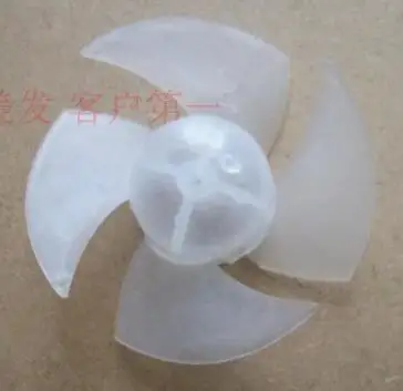 4 blades plastic fan blade for hair dryer