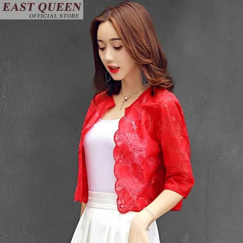 Phụ nữ áo ren o-cổ nửa tay rắn casual ngắn tops nữ tính sơ mi thanh lịch phụ nữ thời trang mỏng áo DD703 L