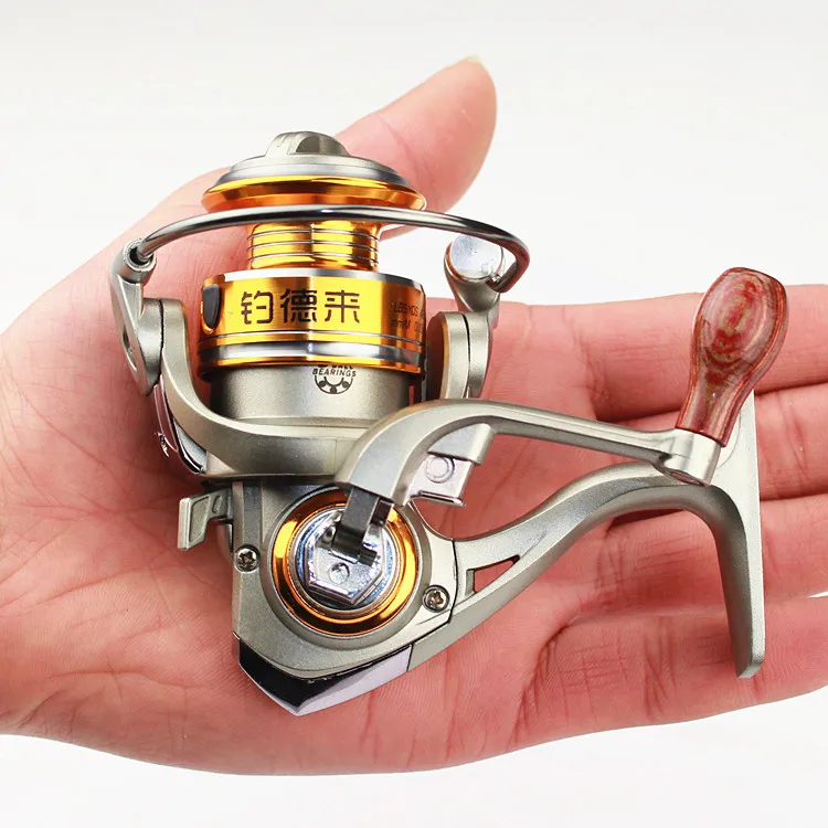 Gapless Small Ice Fishing Reel 5BB Spinning Reels Raft Wheel DF150 Professional Shore Fishing Line Runner