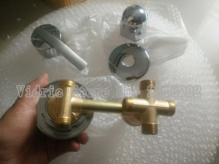 

Customized 2/3/4/5 ways bathtub faucet cold and hot water switch/separator, Intubation/screw thread shower room mixing valve