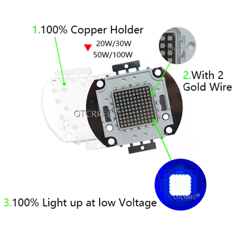 100W LED COB UV 395-400nm 365-370nm Light +AC 85-265V driver + heatsink+ 60/120 degree Lens with Reflector Collimator kit Lamp