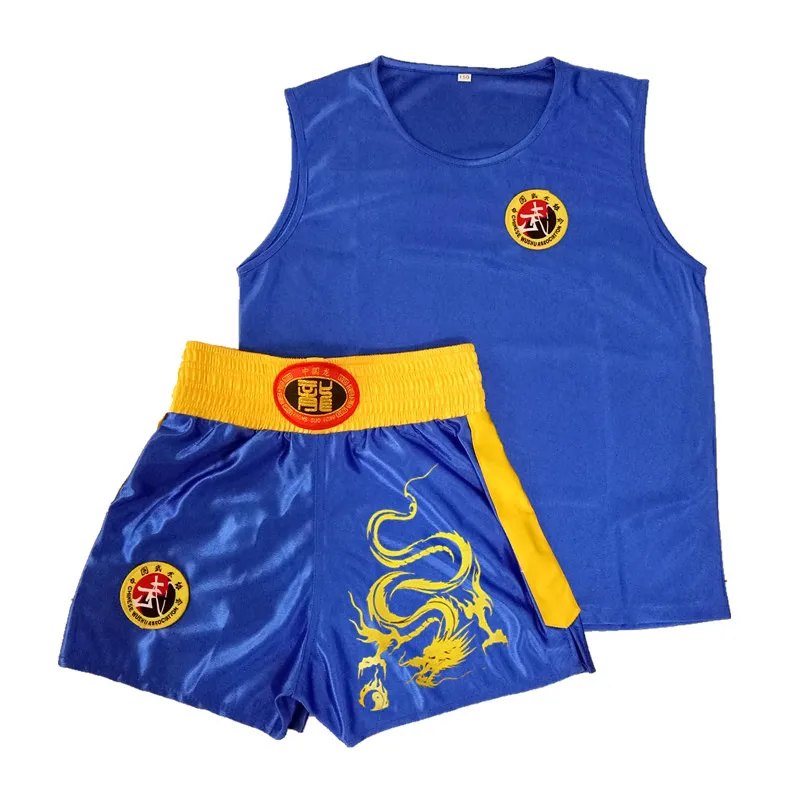 Sleeveless Boys Girls Clothes Elastic Waist Children Clothing Boxing Uniform Stage Performance Costume Children Clothing Sets