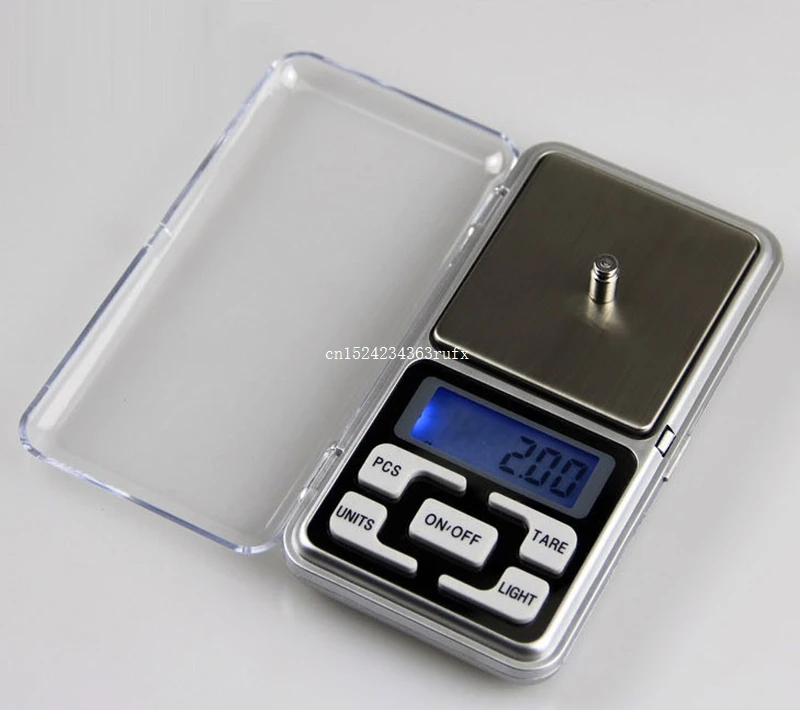 

100pcs 500g 0.1g / 200g 0.01g Digital Pocket Scale Jewelry Precision Weight Electronic Balance Kitchen Weight Scale Wholesale