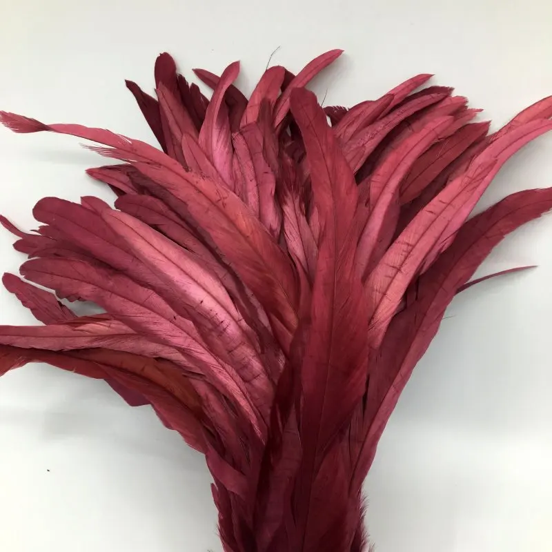 Hahnenschwanzfeder, 100 Stück, Rot, Schwarz, alle Größen, DIY-Feder, Kleidung, Schmuck, Accessoires, Hochzeitszubehör, Leistung erforderlich – Detail 16