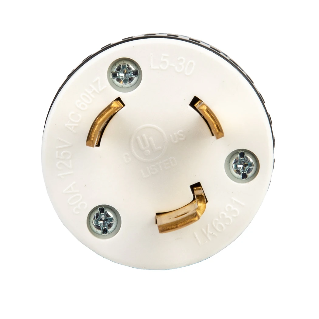 NEMA L5-30P American 3pin removable plug,,30 Amps 125V,NEMA L5-30P  American Industrial Standards Self-wiring plugs