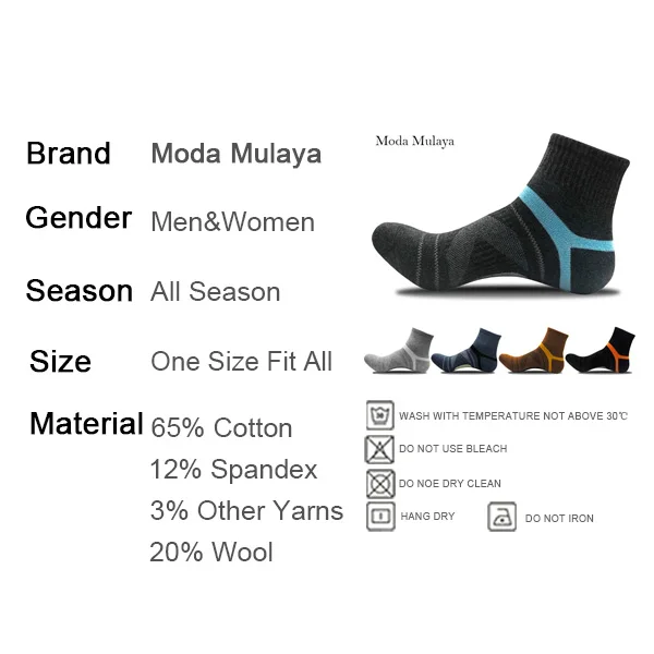 Năm 2020 Nam Nén Tất Vớ Nam Merino Len Đen Mắt Cá Chân Đôi Tất Cotton Herren Socken Bóng Rổ Thể Thao Nén Sock Dành Cho Người Đàn Ông