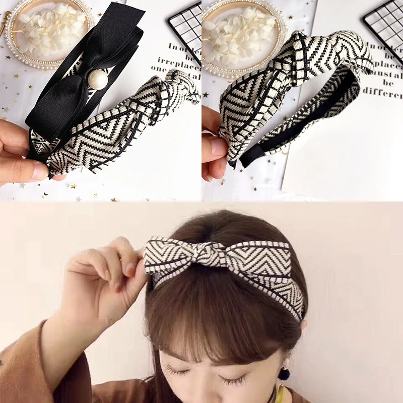 Ободок для волос Женский, с кроличьими ушками