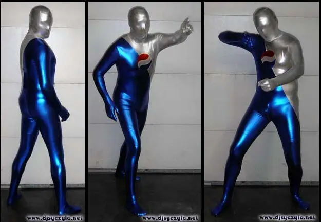 PepsiMan Cosplay Costume Review: Why This Blue and Silver Shiny Metal Zentai Is the Real Deal for Fans