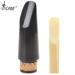 SLADE Professional Portable Durable 90mm Plastic Clarinet Mouthpiece with Bamboo Reed Clarinet Replacement Parts & Accessories