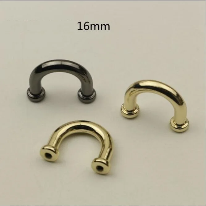 

(20 PCS/lot) DIY hand leather luggage bag inner diameter 16mm arch bridge hanging hook metal accessories