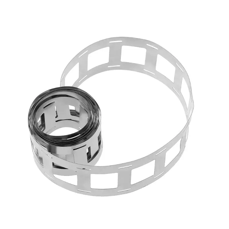 Никелевая лента для литий-ионных батарей, 10 м, никелевая лента для хранения аккумуляторов 18650, 0,12 мм