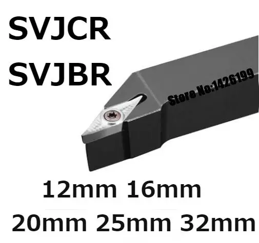 1 قطعة SVJBL SVJBR SVJCL SVJCR 1212H11 1616H11 1616H16 2020K11 2020K16 2525M16 3232P16 أدوات تحول خارجية باستخدام الحاسب الآلي