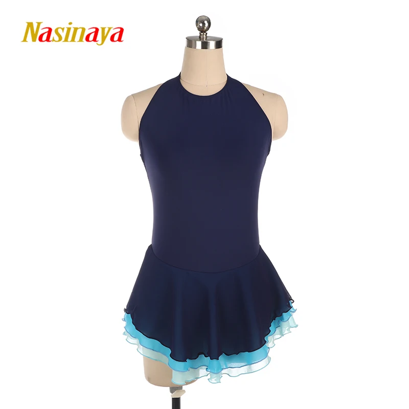 Nasinaya Figure Skating Dress Customized Competition Women's Children's Rhythmic Gymnastics Performance 3-layer Skirt