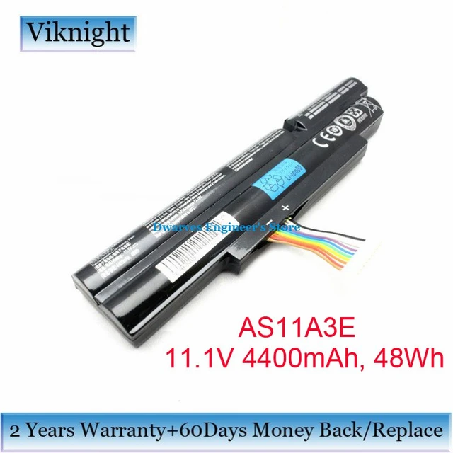 AS11A3E Battery for ACER Aspire TimelineX 3830 4830 5830 As3830t Laptop  Battery AS11A3E AS11A5E 3ICR19/66-2 3INR18/65-2 4400mAh - AliExpress 7