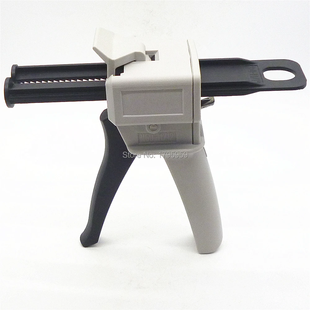 50ml AB Epoxy Glue Gun Manual Applicator Gun 1:2 Glue Adhensive Caulking Gun Tool for 50ml 1:1 1:2 Square Type-Back Type AB Glue