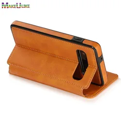 For Samsung Galaxy S8 S9 S10 Plus S10e Wallet Case for Samsung S20 S21 S22 S23 S24 S25 Ultra Plus Magnetic Leather Flip Cover