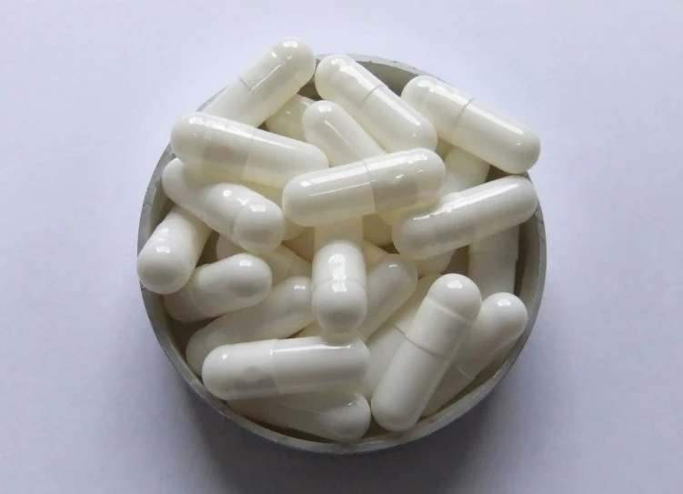 (10,000pcs/pack) Size 1# White/White Color Joined Enteric Coated Empty Capsules---Tops & Bottoms Closed