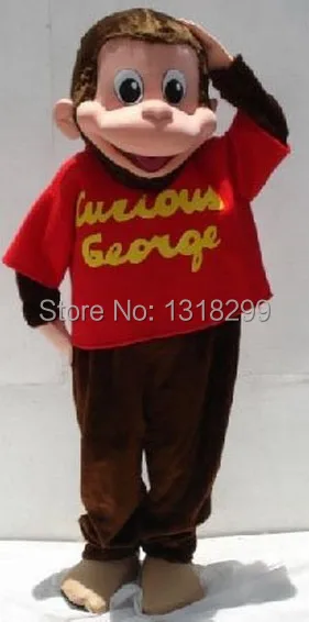 

mascot Curious George Monkey mascot costume fancy dress custom fancy costume cosplay mascotte theme carnival costume kits