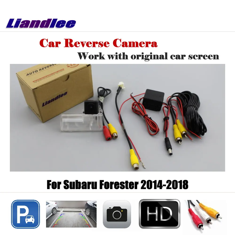 

Auto Back Up Rearview Reverse Parking Camera For Subaru Forester 2014-2018 Car Work With Factory Screen Original Display CAM