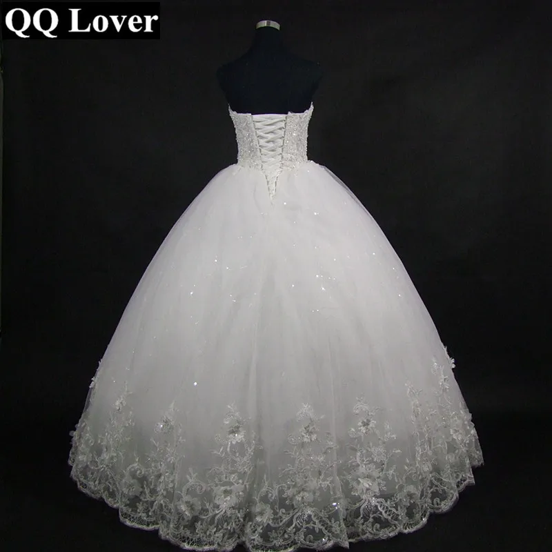 Robe de Mariée Élégante en Dentelle de Luxe, Tenue Vintage, Bandage, Grande Taille, Forme de Boule, Quelle que soit la Vestido De Noiva, Personnalisée, Haute Qualité