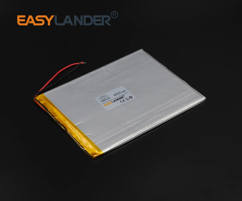 3490120 3.7V 4500mAh Rechargeable Lithium Li-ion Li Polymer Battery For Tablet PC MP5 E-book