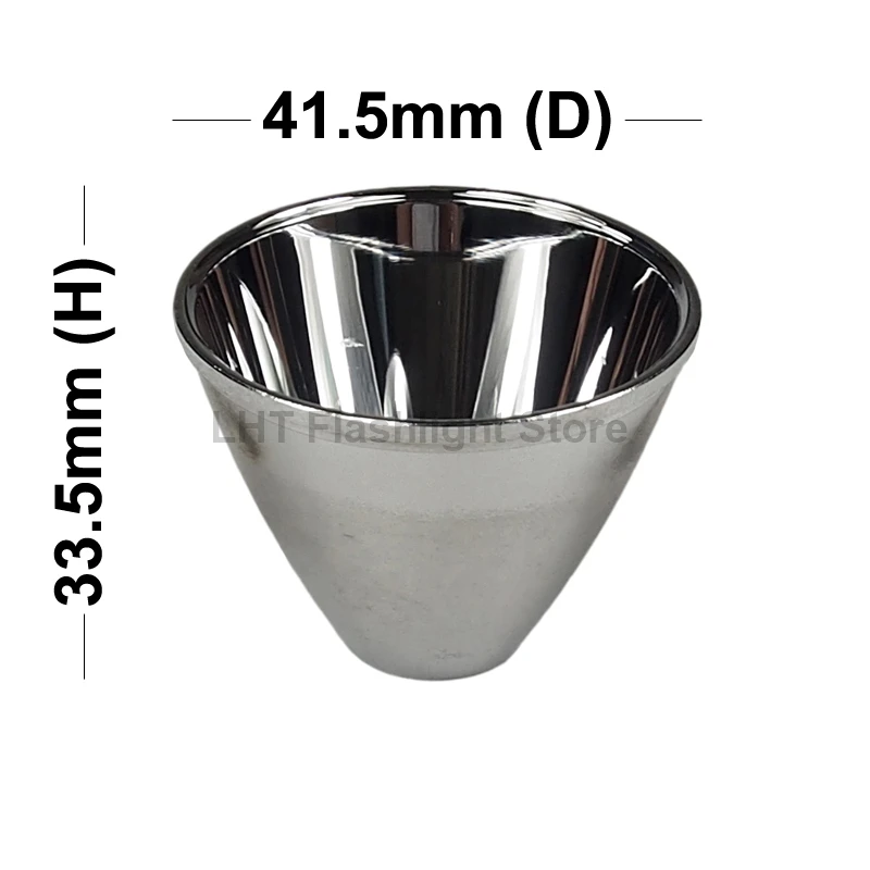 41.5 millimetri (D) x 33.5 millimetri (H) SMO Riflettore In Alluminio