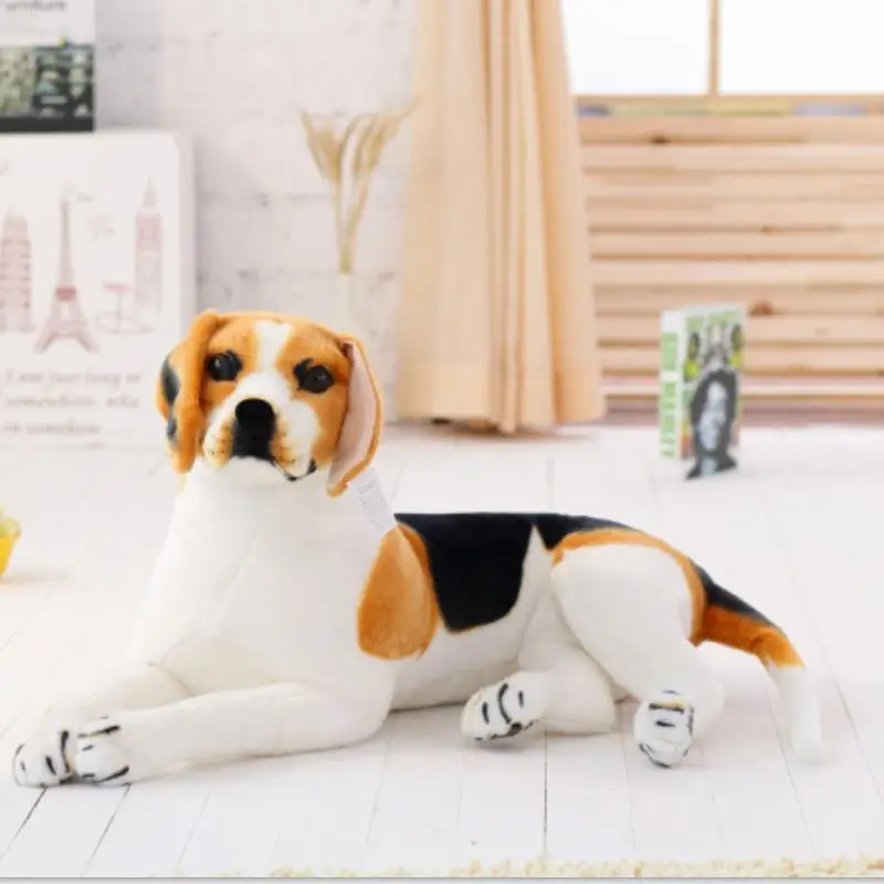 Lifelike plush toy Giant Beagle Dog Toy Stuffed Animals Dog Plush Toys Gift For Children