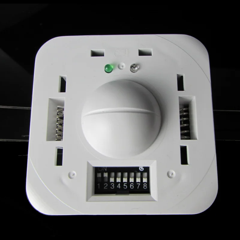 High Quality Microwave radar sensor 220V-240V Ceiling human body induction switch dark outfit embedded Auto On Off Lights Lamps