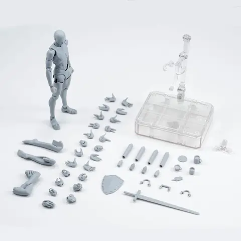 Figura de acción de cuerpo Masculino Femenino movible, juguetes de figura de Anime, muñeca de dibujo, maniquí bjd, Arte Artístico, pintura, muñecas modelo de cuerpo, 14cm