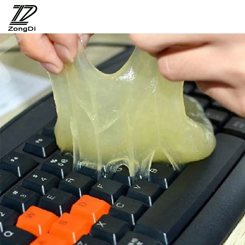 ZD Car Keyboard cleaning gel Multifunction clean Magic Sticky Gel for Peugeot 206 307 407 508 Citroen c4 c5 c3 Lifan Chery Lada