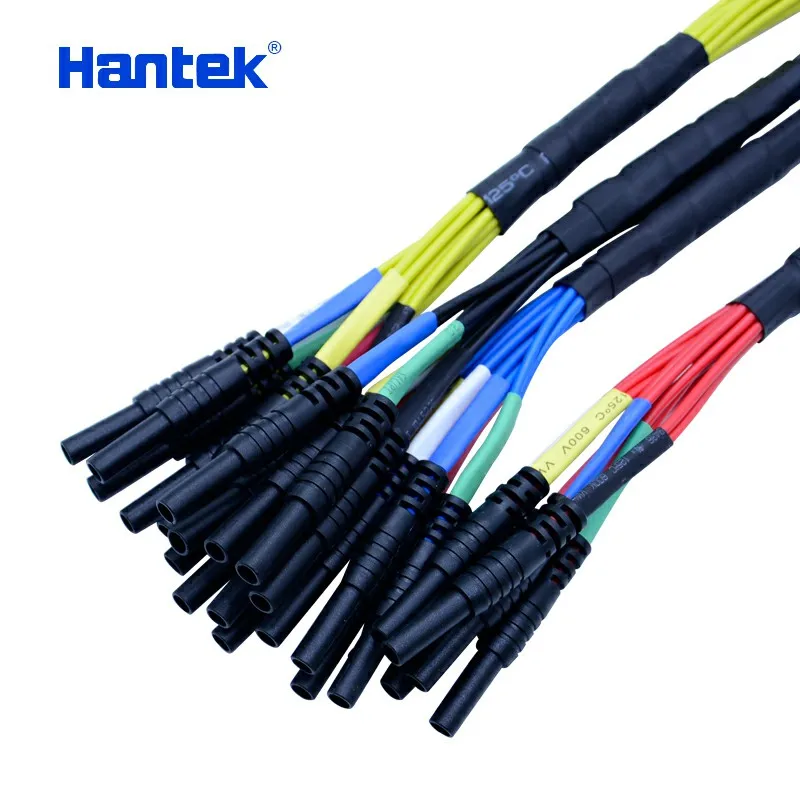 Hantek HT306 6-way Universal Breakout Leads for Automotive Oscilloscope Diagnostic 4 Sizes 0.6 mm, 1.5 mm, 2.3 mm and 2.8 mm