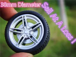 1pcs/lot K345B 38mm Diameter Rubber Toy Car Tire Wheels DIY Toys Parts Sell At A Loss USA Belarus Ukraine