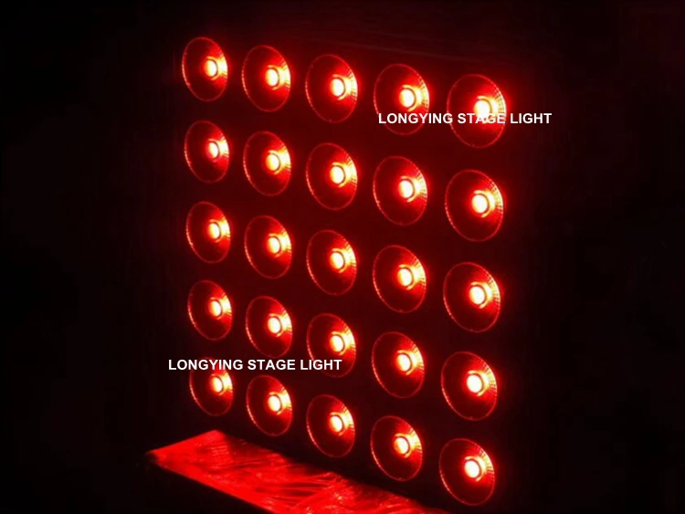 5X5 25X30W LED Matrix Light Disco Light LED Matrix Blinder Pixel Panel 30W COB RGB Led DJ Effect Background Support