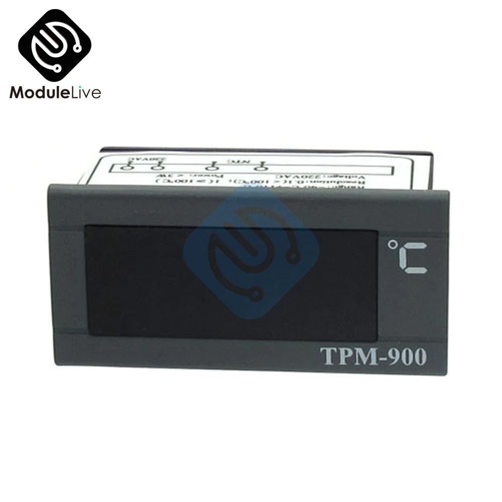 TPM-900 220V Numérique Température ThermoandreThermo Contrôleur de Température LED Panneau Mètre Contrôle avec Capteur