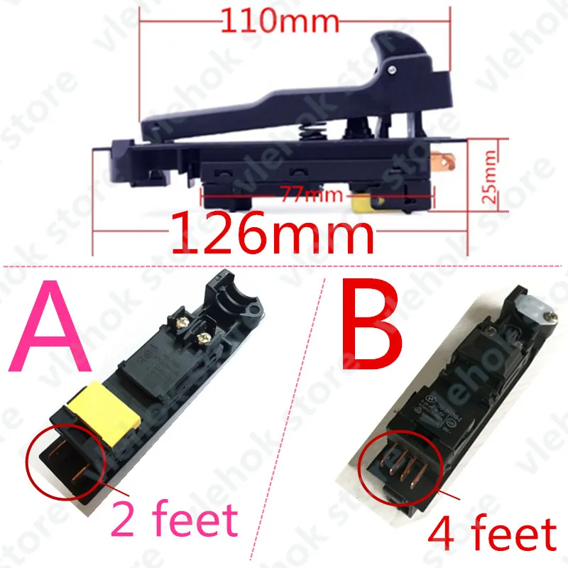 Switch Replace for MAKITA 180 230 GA9030 GA9020 GA7030 GA7020 9069 9067 9059 9049 9047 9016B 9015B G18SE3 Angle Grinder part