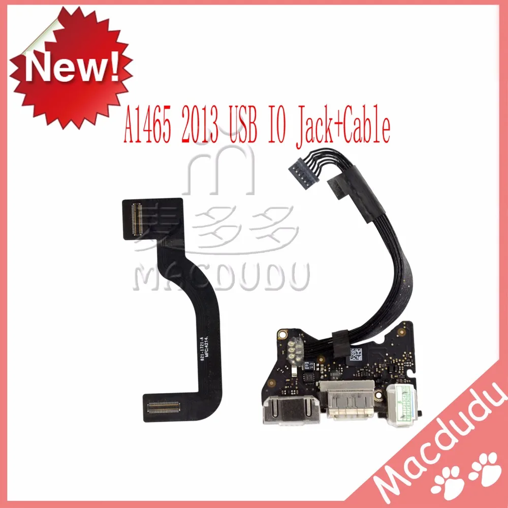 

Power DC Jack Audio USB/ Board 820-3453-A For 11" MacBook Air A1465 2013 year MD711 MD712