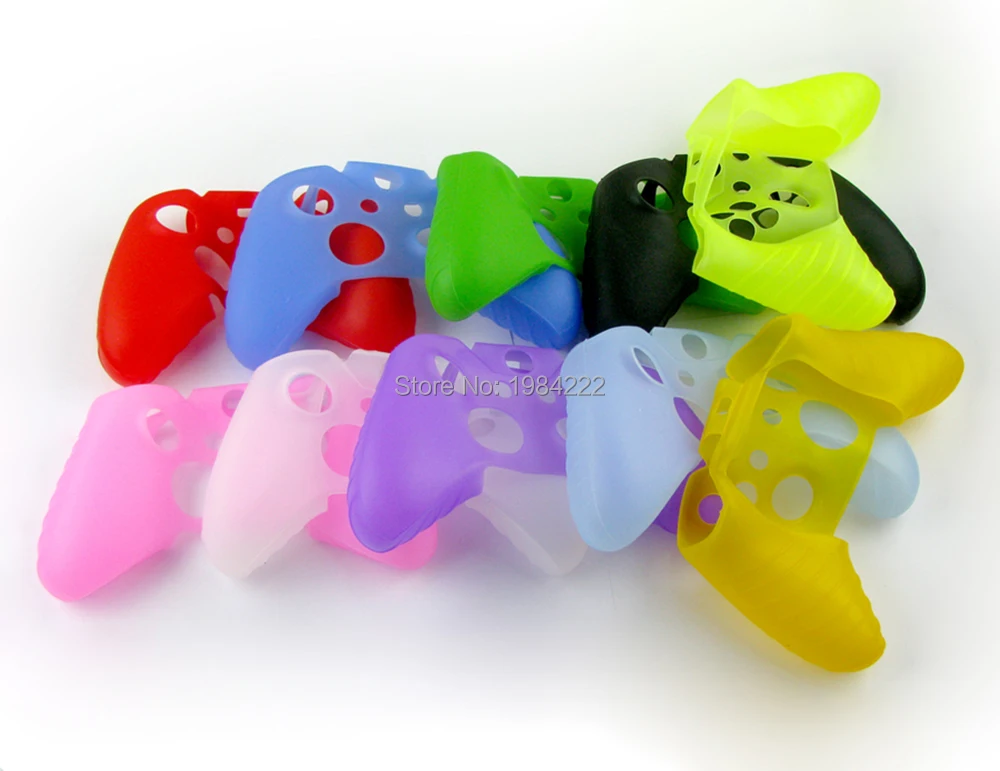 เคสซิลิโคนยางนิ่ม3ชิ้น/ล็อต10สีสำหรับตัวควบคุม Microsoft Xbox One
