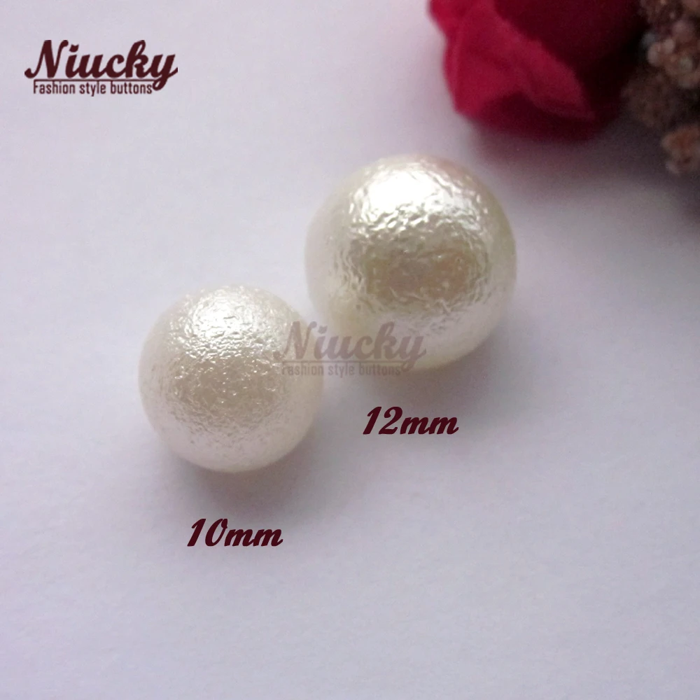 Niucky-Botones de perlas de imitación para ropa, botones decorativos artesanales, P0301-049, 6mm- 20mm