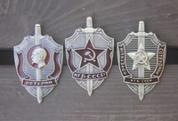 COPY 3 PCS SET OF KGB Soviet union RUSSIAN MEDAL ORDER USSR MOSCOW CIA FBI GRU