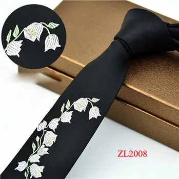 NEW Classic Neckwear Cravat Easy To Pull Lazy Necktie Narrow Business  Meeting Interview Wedding Zipper Man Logo Tie 6cm