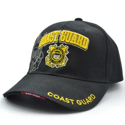 Adjustable Coast Guard US Baseball Cap Summer Men Outdoor Training Climbing Shade Sunscreen Cotton Hat